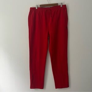 Vintage Polo Sport Ralph Lauren Y2K Red Pintuck Sweat Pants Pintuck M